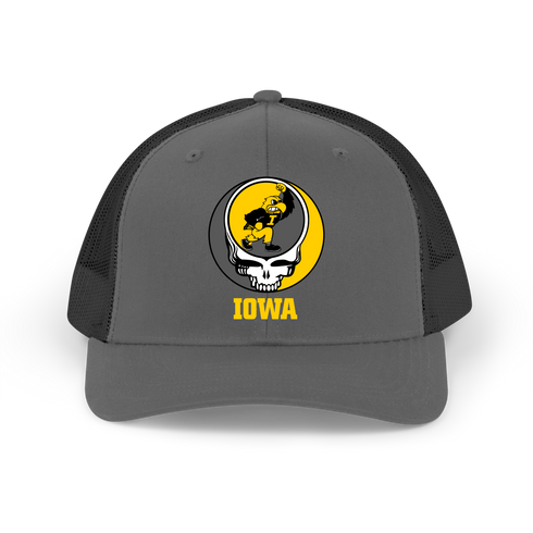 University of Iowa Stealie Grateful Dead Trucker Cap