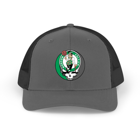 Boston Celtics Leprechaun Stealie Grateful Dead Trucker Cap