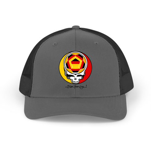 German FIFA World Cup Stealie Grateful Dead Trucker Cap