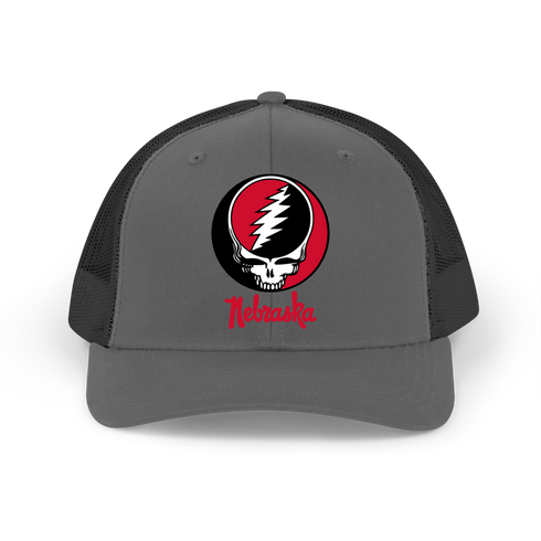 Nebraska Stealie Grateful Dead Trucker Cap