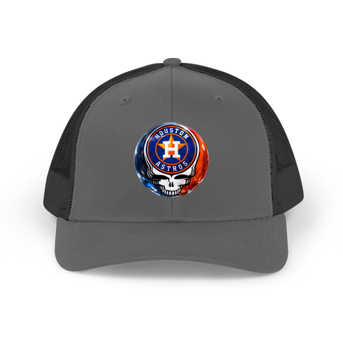 Houston Astros Crystal Stealie Stealie Grateful Dead Trucker Cap