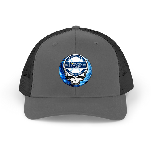 Tampa Bay Rays Crystal Stealie Stealie Grateful Dead Trucker Cap