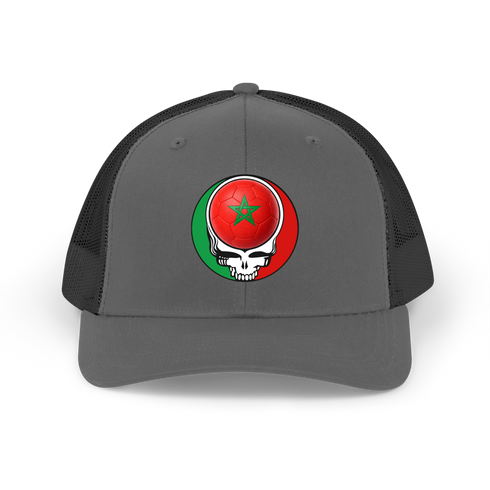 Morocco FIFA World Cup Stealie Grateful Dead Trucker Cap