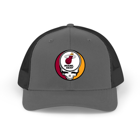Miami Heat Stealie Grateful Dead Trucker Cap