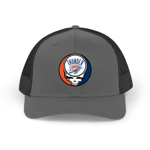Oklahoma City Thunder Stealie Grateful Dead Trucker Cap