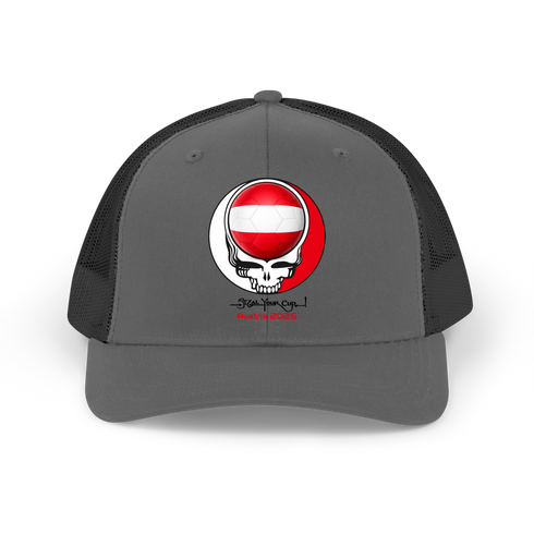 Austria FIFA World Cup Stealie Grateful Dead Trucker Cap