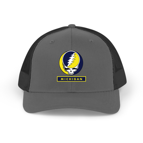 University of Michigan Stealie Grateful Dead Trucker Cap