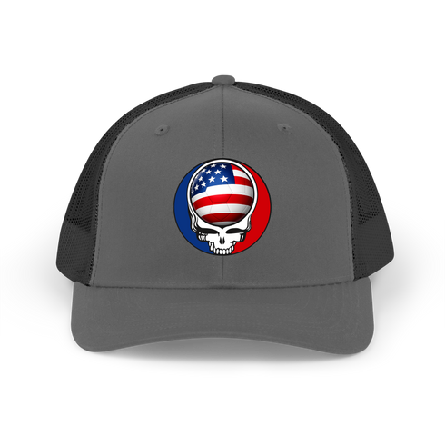 USA FIFA World Cup Stealie Grateful Dead Trucker Cap
