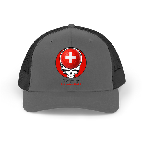 Switzerland FIFA World Cup Stealie Grateful Dead Trucker Cap