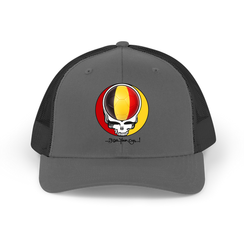 Belgium FIFA World Cup Stealie Grateful Dead Trucker Cap