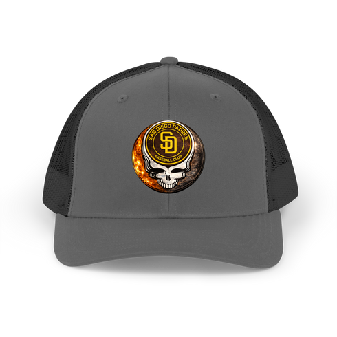 San Diego Padres Crystal Stealie Grateful Dead Trucker Cap