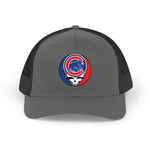 Chicago Cubs Stealie Grateful Dead Trucker Cap