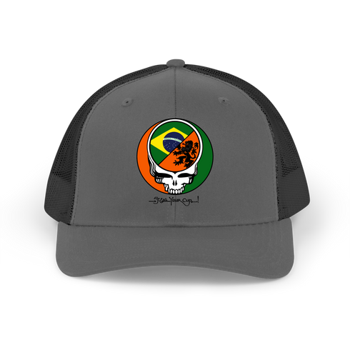 Brazil x Dutch World Cup Stealie Grateful Dead Trucker Cap