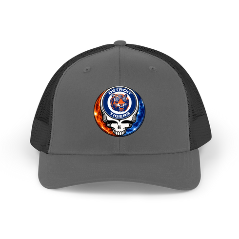 Detroit Tigers Crystal Stealie Stealie Grateful Dead Trucker Cap