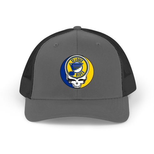St. louis Blues Stealie Grateful Dead Trucker Cap