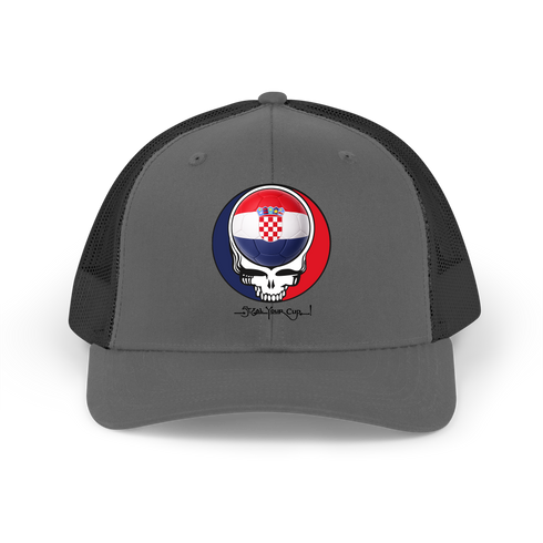 Croatia FIFA World Cup Stealie Grateful Dead Trucker Cap
