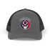 Elizabeth Fire Department White W White Border Stealie Grateful Dead Trucker Cap
