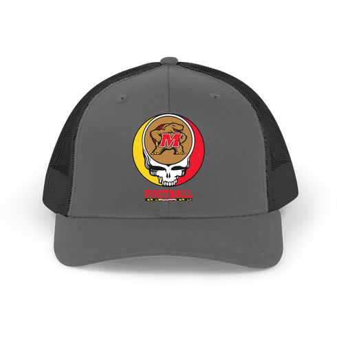 Maryland Football Stealie Grateful Dead Trucker Cap