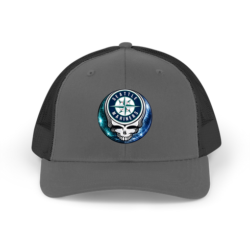 Seattle Mariners Crystal Stealie Stealie Grateful Dead Trucker Cap