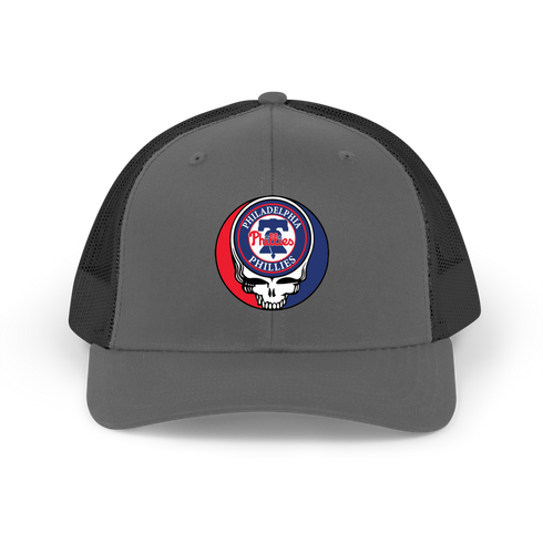 Philadelphia Philles Stealie Grateful Dead Trucker Cap
