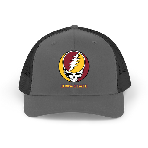 Iowa State Stealie Grateful Dead Trucker Cap