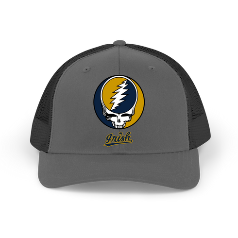Notre Dame Stealie Grateful Dead Trucker Cap