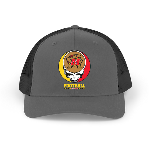 Maryland Football Stealie Grateful Dead Trucker Cap