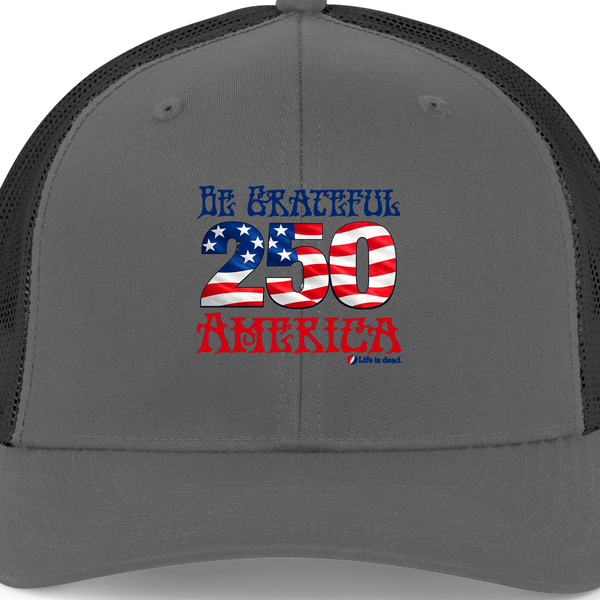 Be Grateful America Life is dead. Trucker Cap