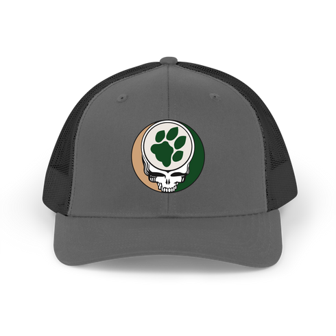 Ohio University Paw Print Stealie Grateful Dead Trucker Cap