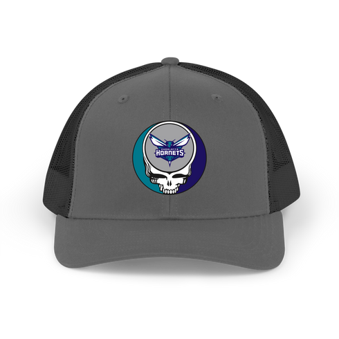 Charlotte Hornets Stealie Grateful Dead Trucker Cap