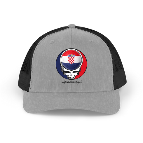 Croatia FIFA World Cup Stealie Grateful Dead Trucker Cap