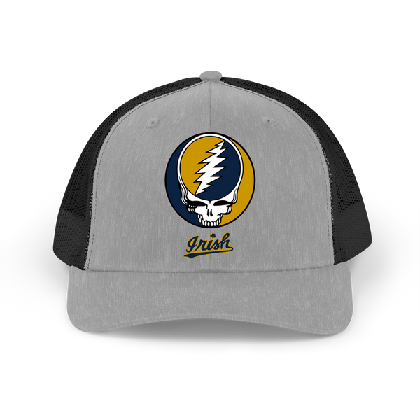 Notre Dame Stealie Grateful Dead Trucker Cap