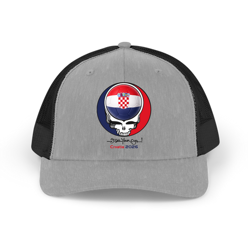Croatia FIFA World Cup Stealie Grateful Dead Trucker Cap