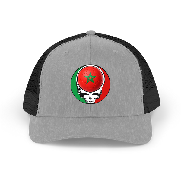 Morocco FIFA World Cup Stealie Grateful Dead Trucker Cap