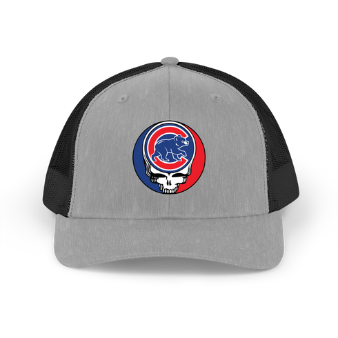 Chicago Cubs Stealie Grateful Dead Trucker Cap