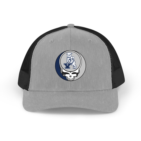 Yale Bulldog Stealie Grateful Dead Trucker Cap