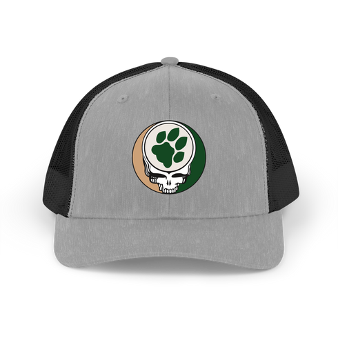 Ohio University Paw Print Stealie Grateful Dead Trucker Cap