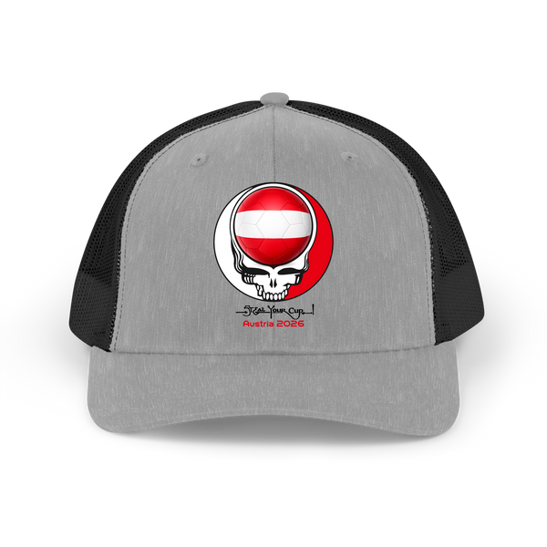 Austria FIFA World Cup Stealie Grateful Dead Trucker Cap