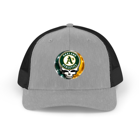 Oakland Athletics Crystal Stealie Stealie Grateful Dead Trucker Cap