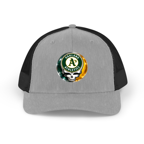 Oakland Athletics Crystal Stealie Stealie Grateful Dead Trucker Cap