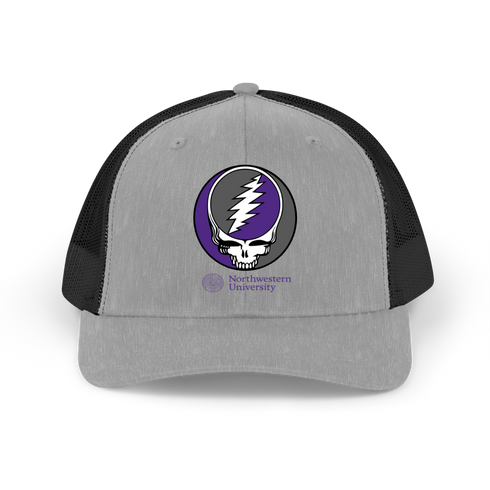 Northwestern Stealie Grateful Dead Trucker Cap