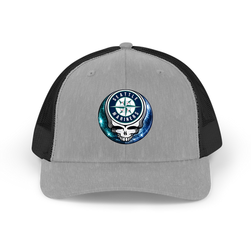 Seattle Mariners Crystal Stealie Stealie Grateful Dead Trucker Cap