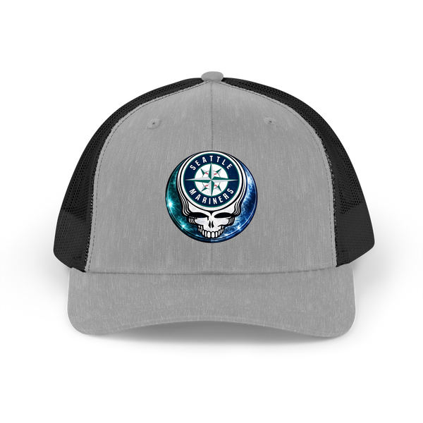 Seattle Mariners Crystal Stealie Stealie Grateful Dead Trucker Cap