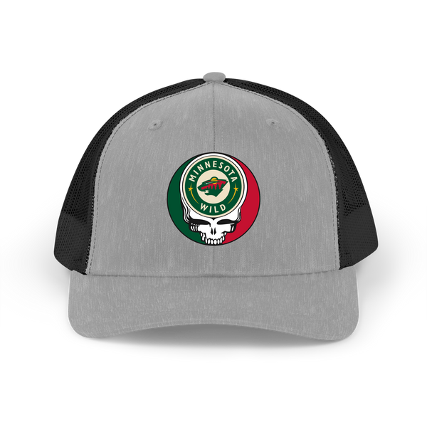 Minnesota Wild Stealie Grateful Dead Trucker Cap