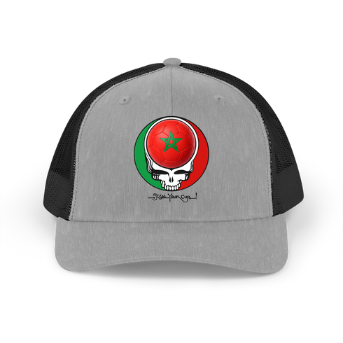 Morocco FIFA World Cup Stealie Grateful Dead Trucker Cap