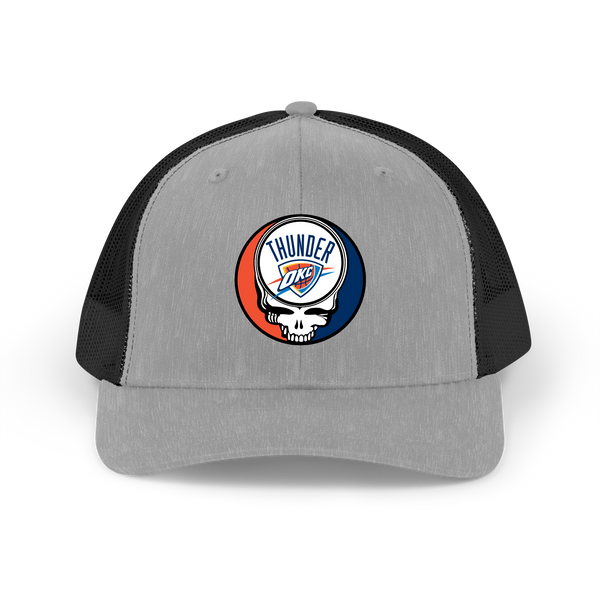 Oklahoma City Thunder Stealie Grateful Dead Trucker Cap