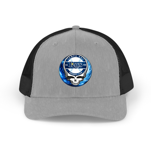 Tampa Bay Rays Crystal Stealie Stealie Grateful Dead Trucker Cap