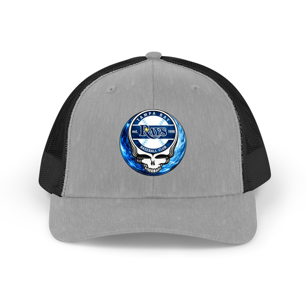 Tampa Bay Rays Crystal Stealie Stealie Grateful Dead Trucker Cap