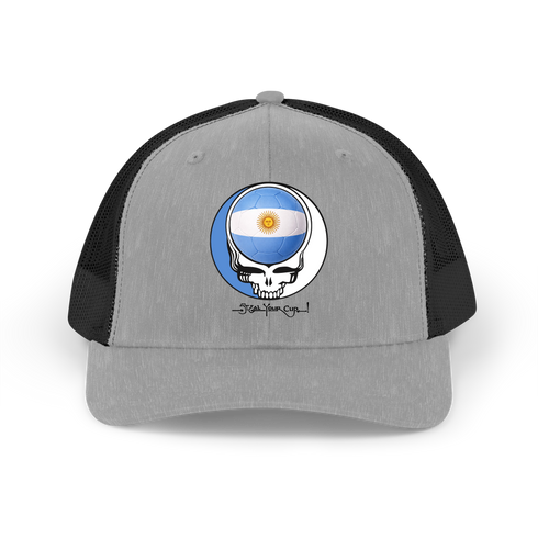 Argentina FIFA World Cup Stealie Grateful Dead Trucker Cap