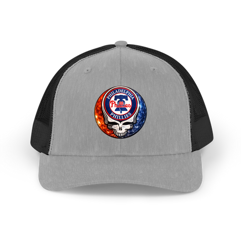 Philadelphia Phillies Crystal Stealie2 Stealie Grateful Dead Trucker Cap